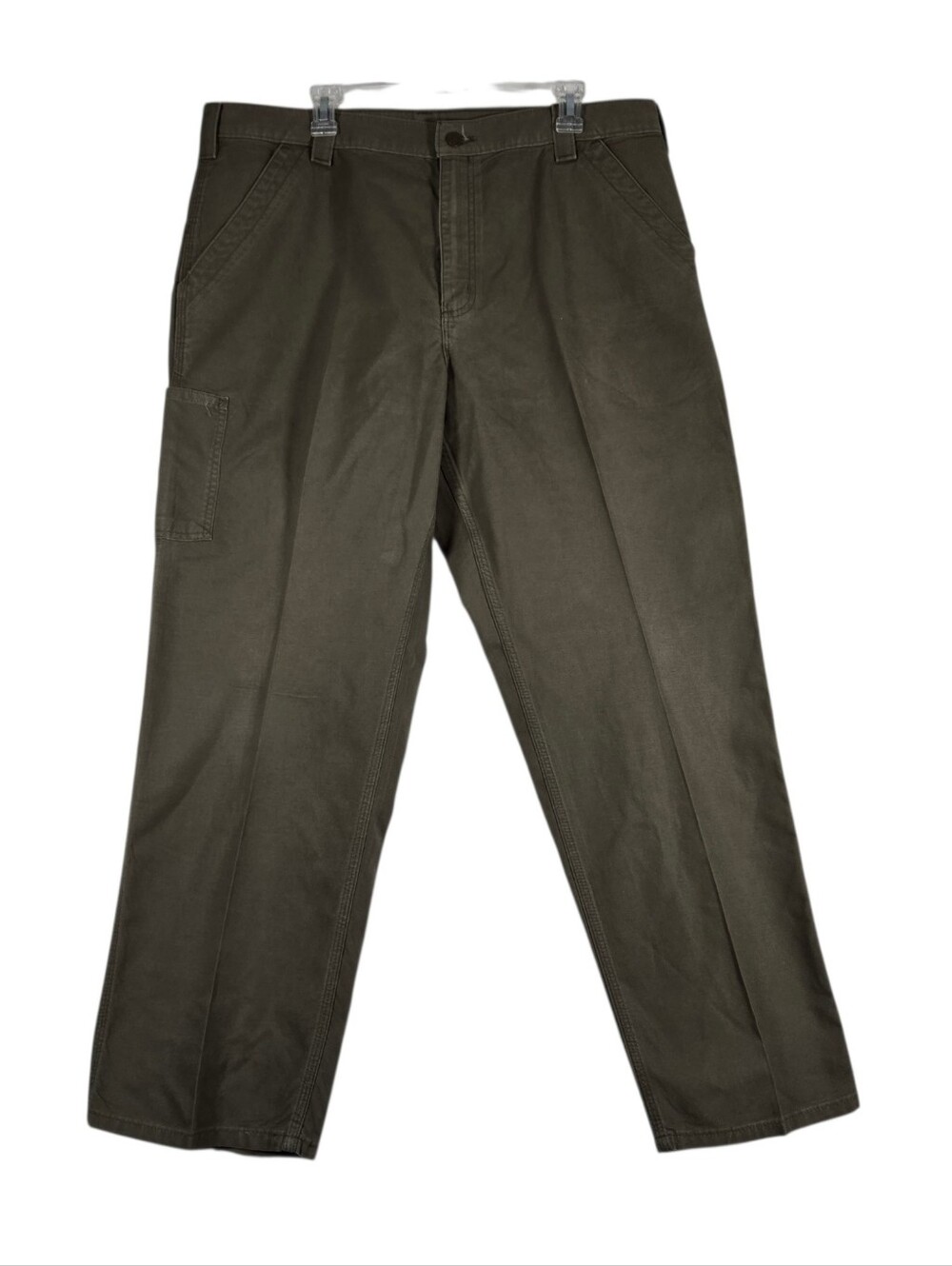 Carhartt Carpenter Pants Mens 40X30 Olive Green Original Dungaree Fit